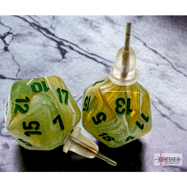 Chessex Mini d20 Dice Earrings