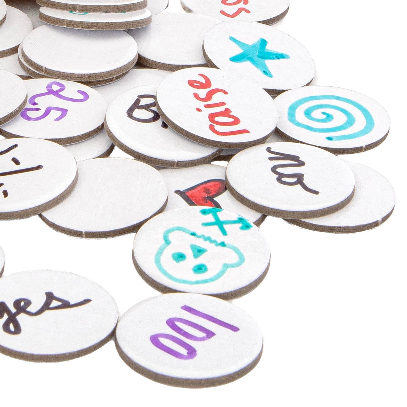 Dry Erase Tokens: Reusable for DIY, Game Design, and RPGs