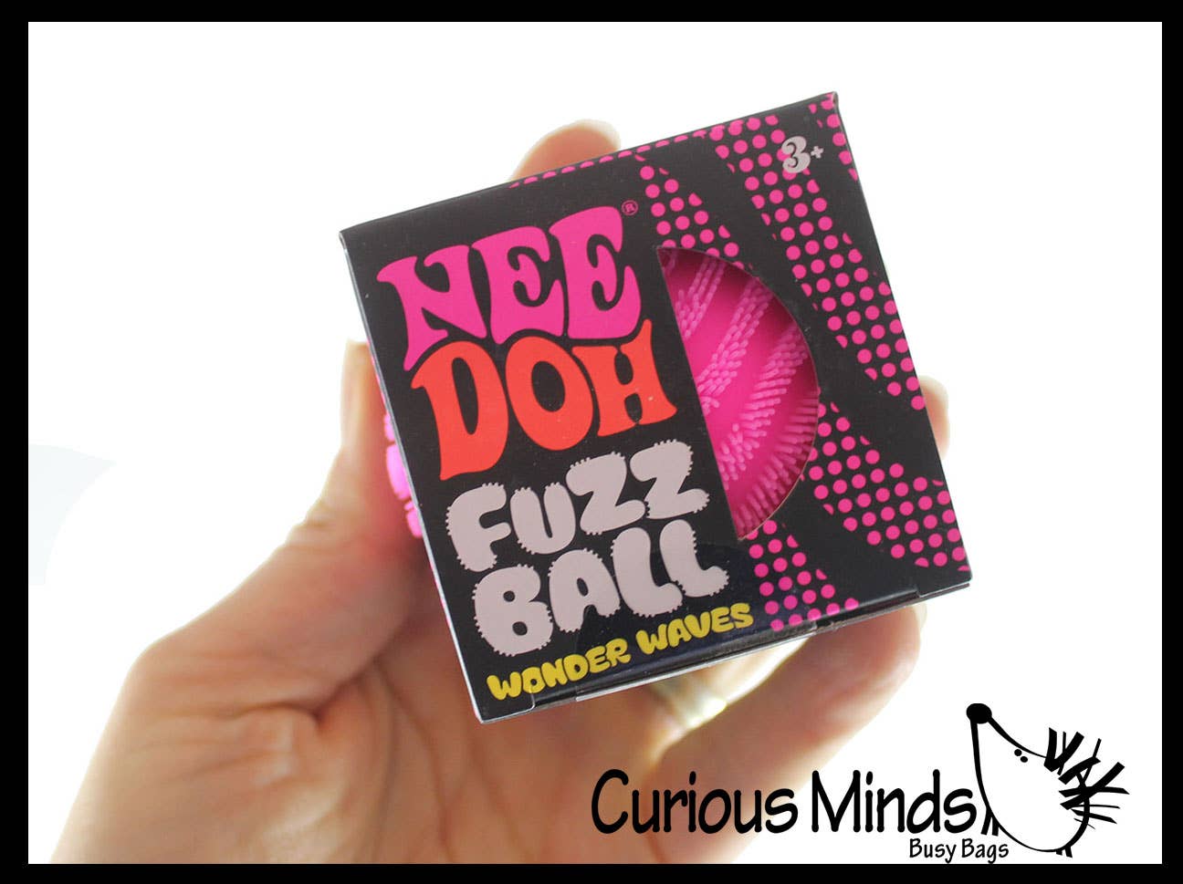 1 NeeDoh Fuzzball Waves Bola elástica rellena de masa suave - Ultr