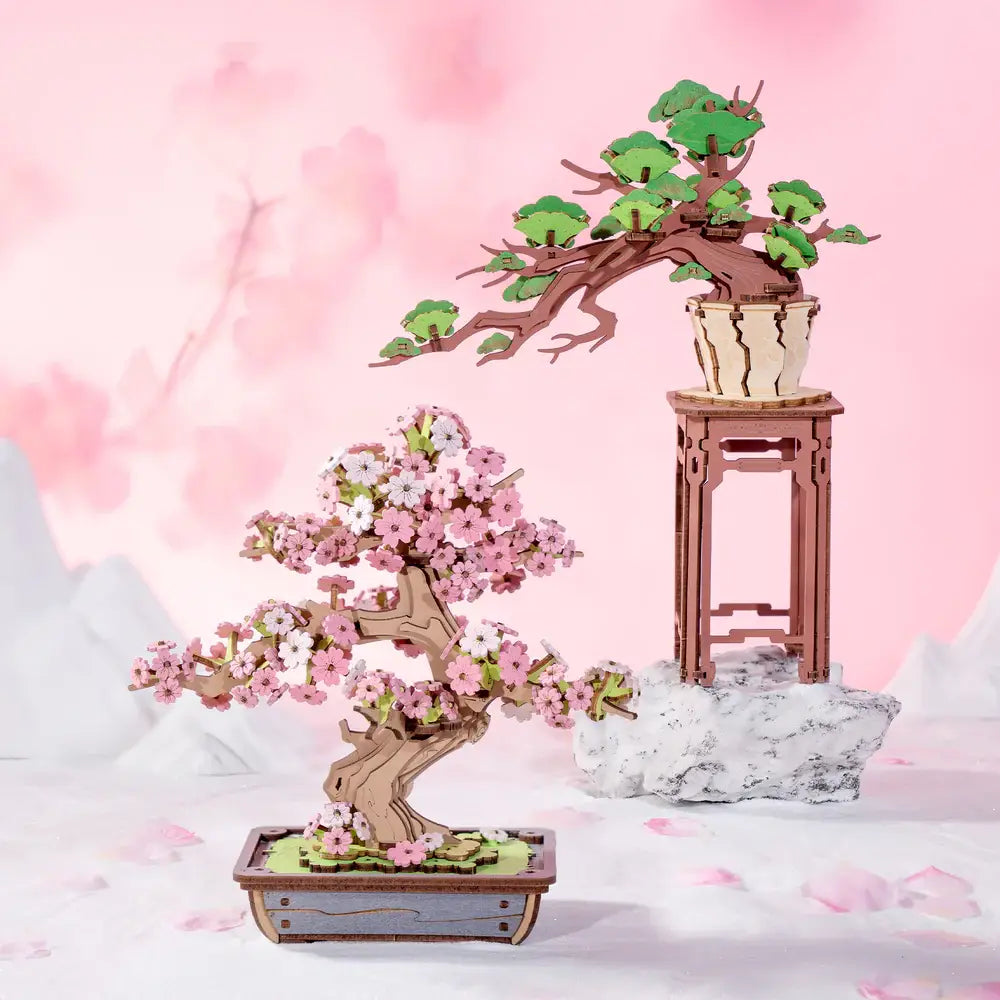 Sakura Bonsai Rolife DIY Puzzles 3D Wooden Crafts