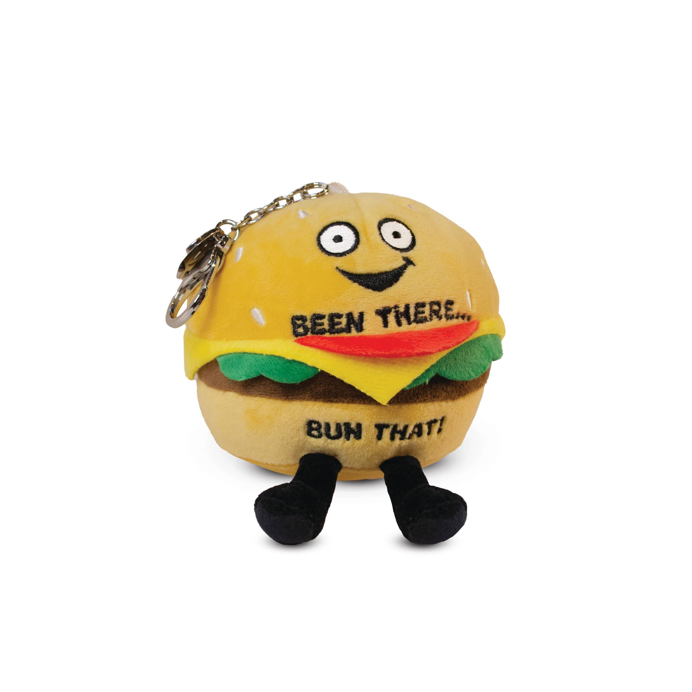 Burger Funny Plush Bag Charm Soft Cuddly Toy Cute Gift