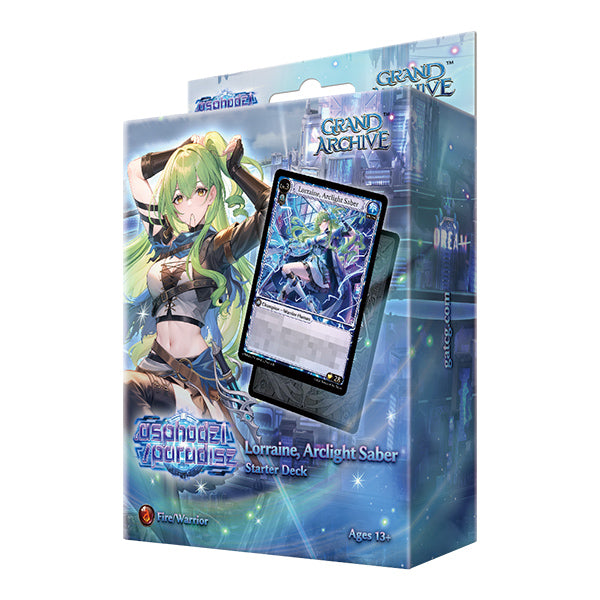 Grand Archive TCG: .asphodel/paradise- Lorraine, Arclight Saber Starter