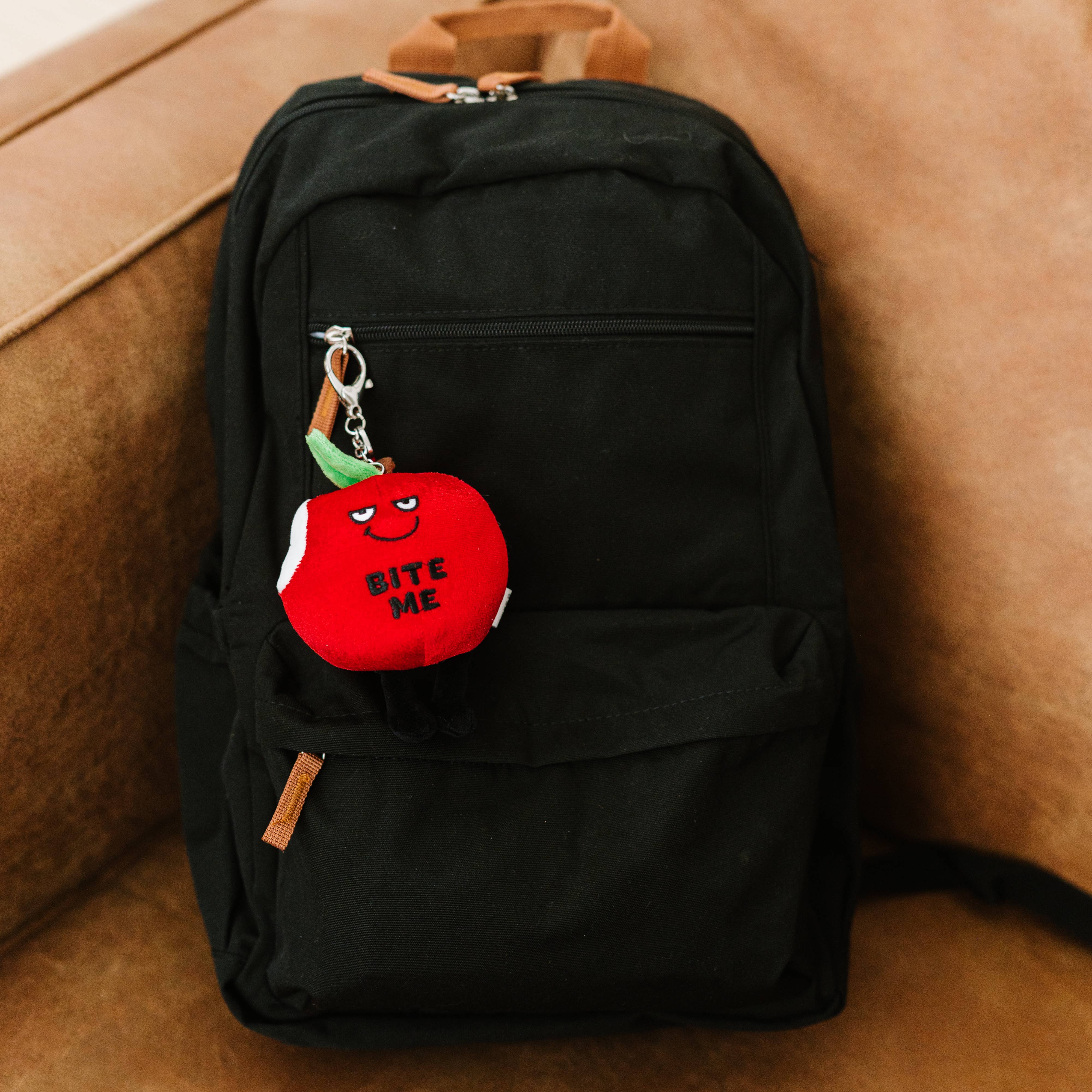 Apple Plush Bag Charm - Funny & Cute Accessory Gift