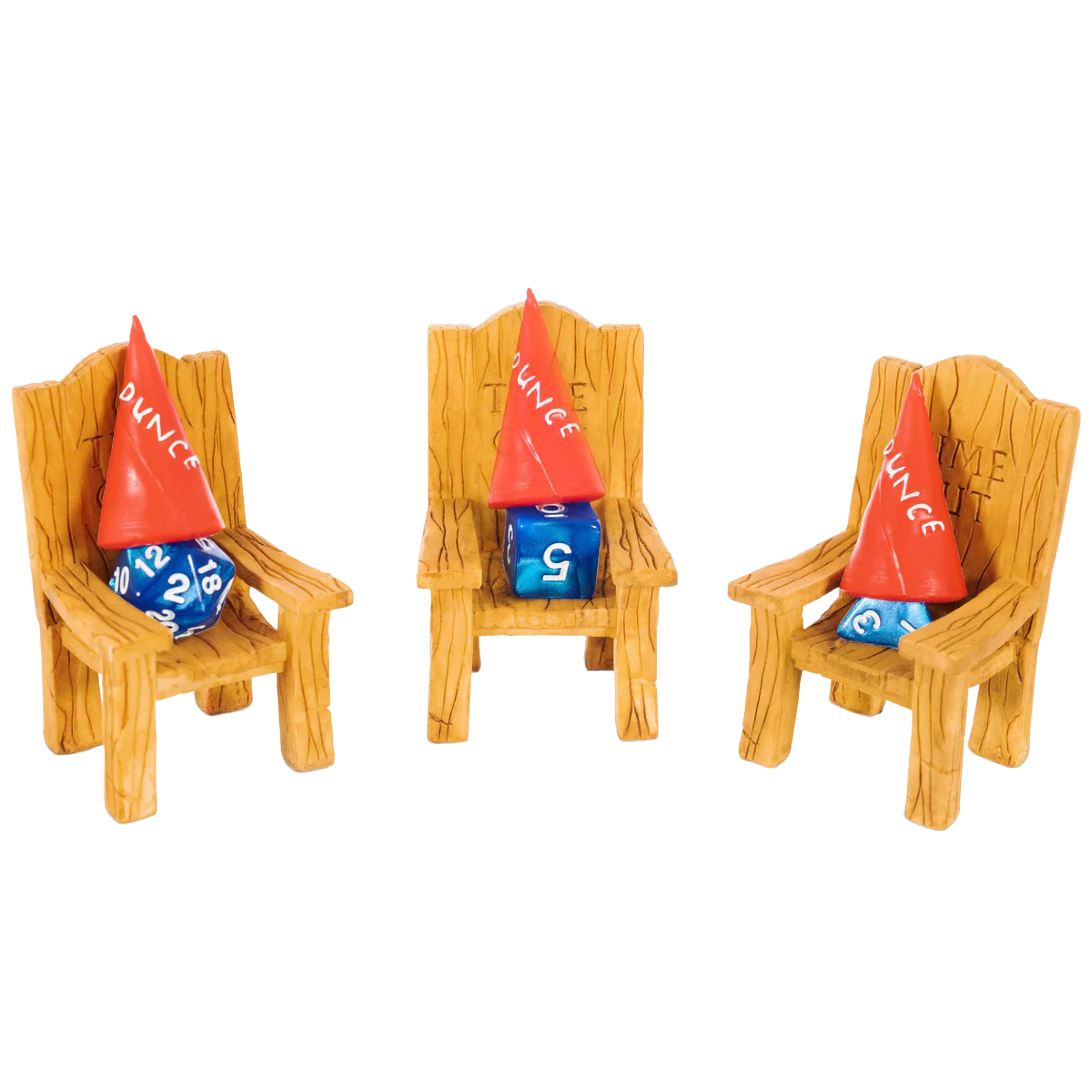 Dice Jail Chair & Dunce Hat