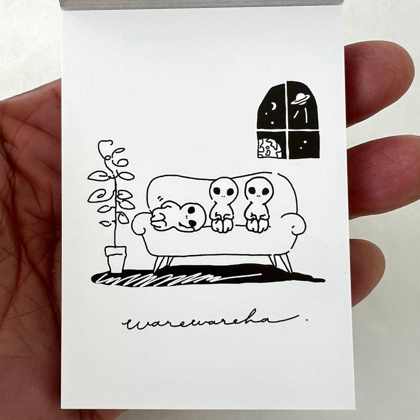 Mini bloc de notas CRUX Relax Aliens-10