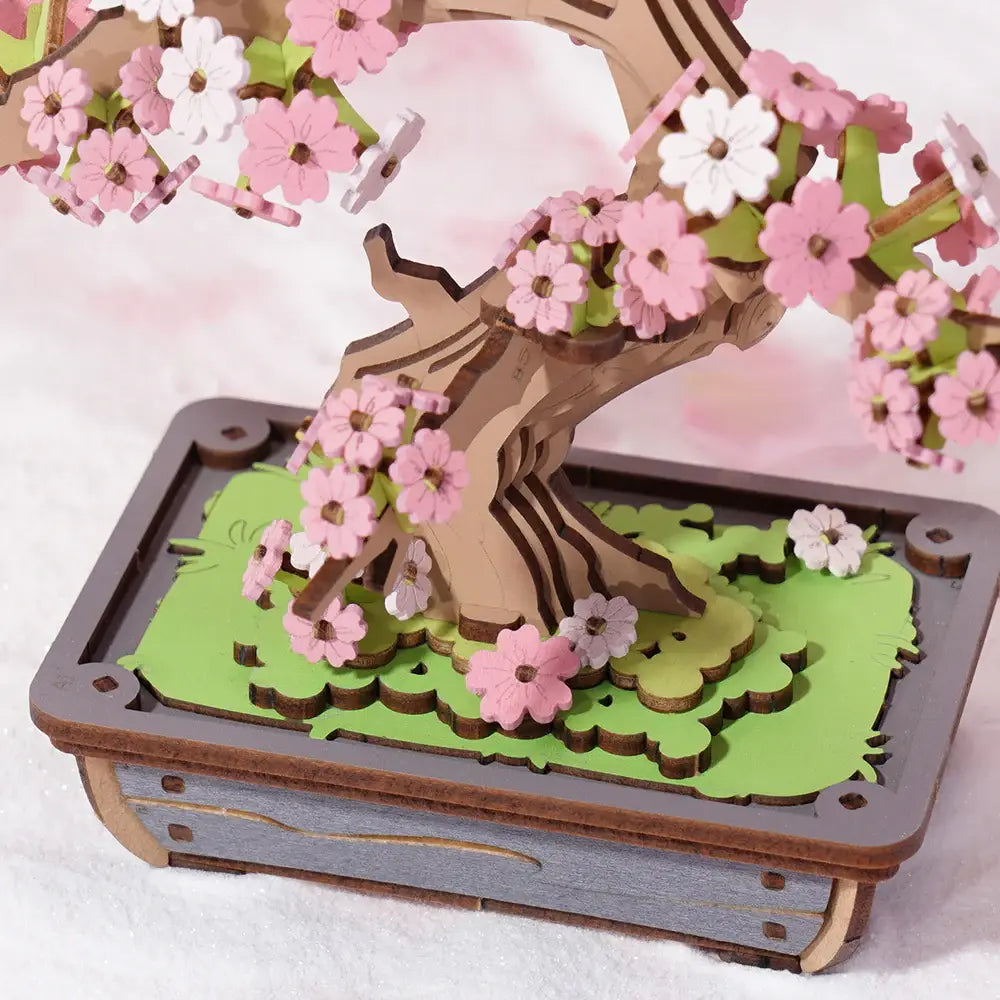 Sakura Bonsai Rolife DIY Puzzles 3D Wooden Crafts