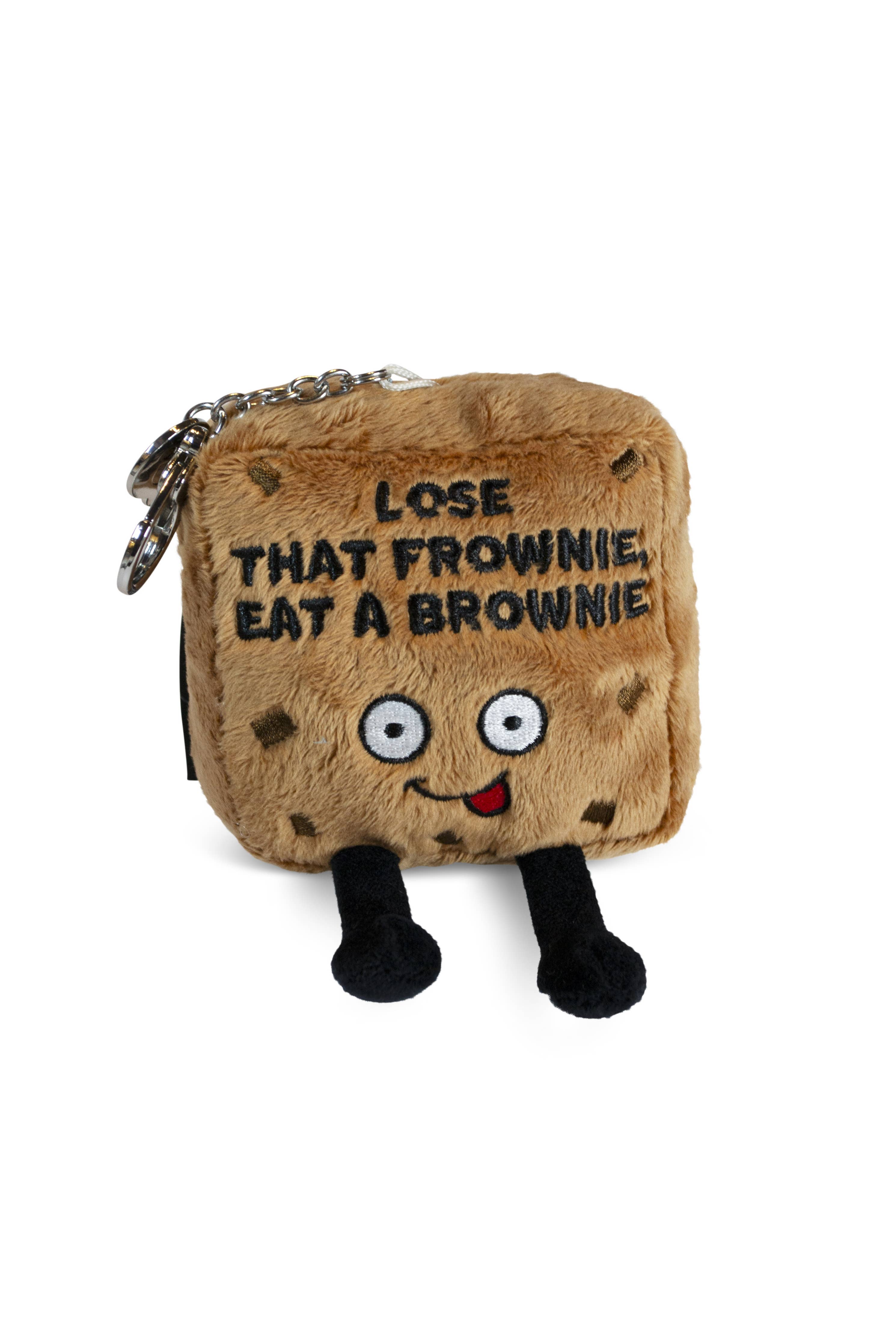Brownie Plush Bag Charm Lose That Frownie Eat A Toy Funny