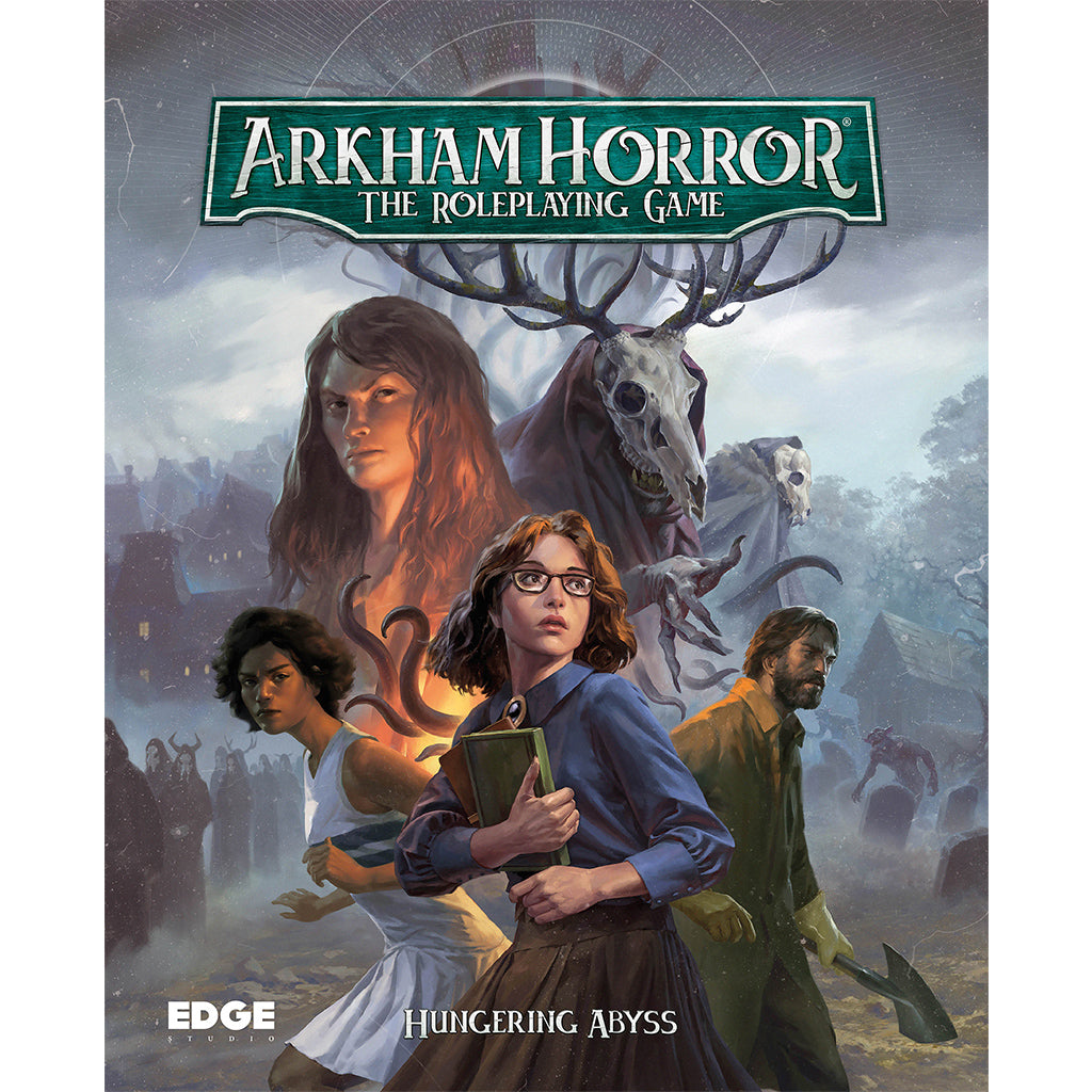 Caja de inicio del juego de rol Arkham Horror: Abismo Hambriento