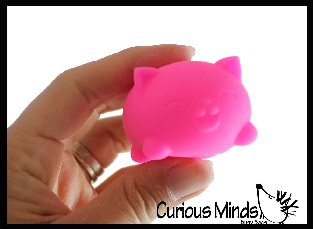 Bola elástica rellena de masa suave NeeDoh Teenie Cool Cat Groovy