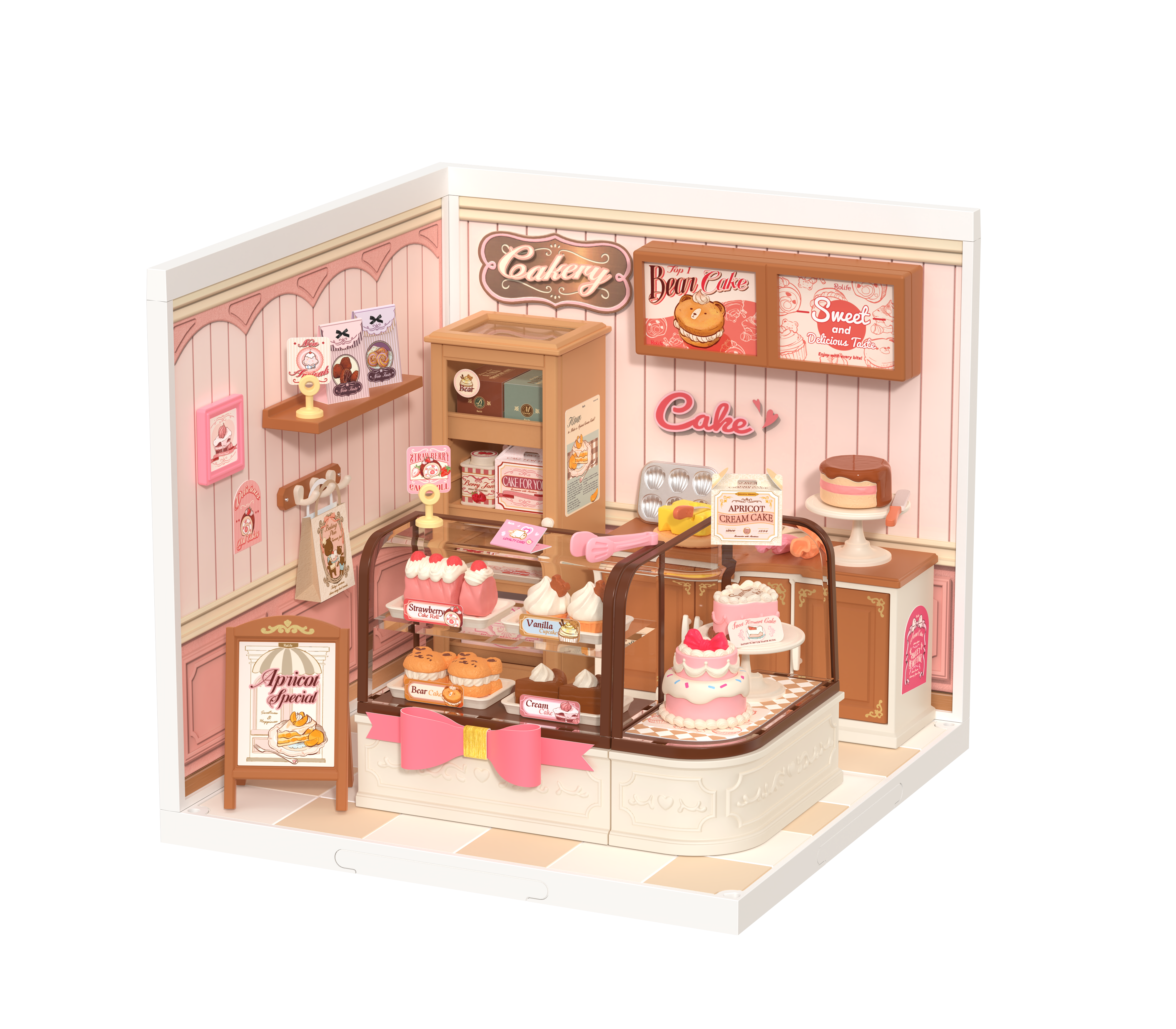 DW019B Rolife Tasty Cake Shop DIY Miniature House