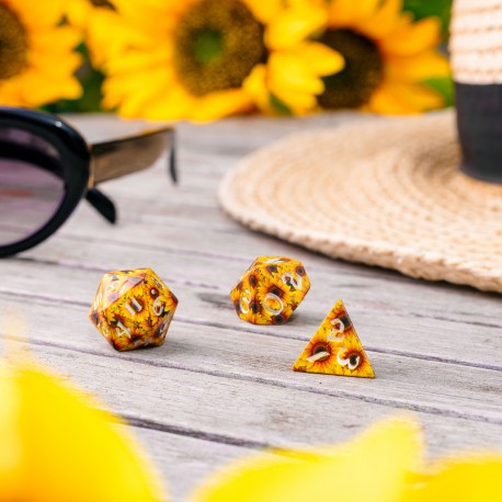 Full Art Dice™ Set: Sunflower