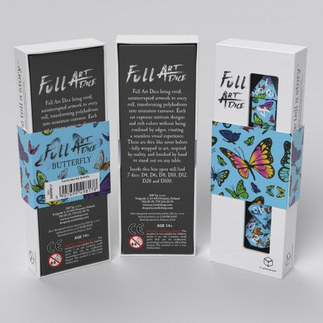 Full Art Dice Set™: Butterfly