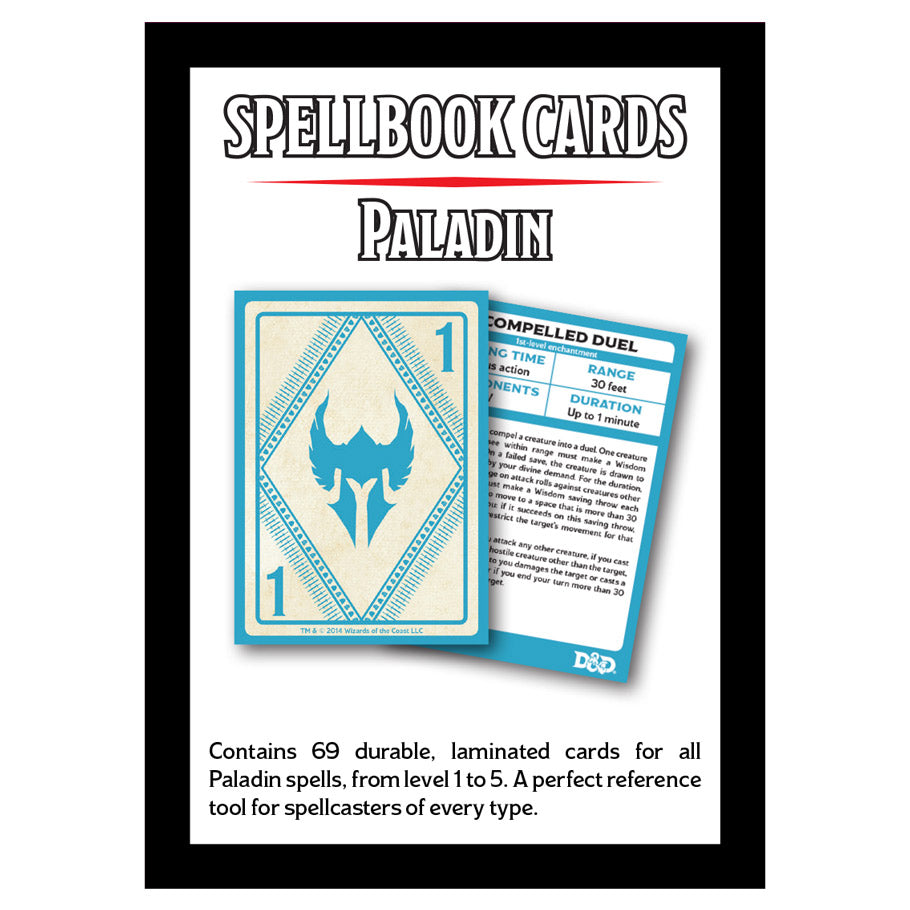 Cartas del libro de hechizos de Dungeon & Dragons