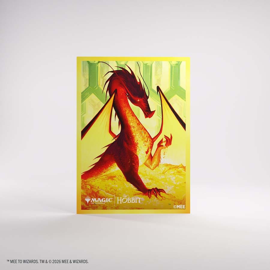 Gamegenic | MTG: The Hobbit: Premium Art Sleeves - Smaug the Golden