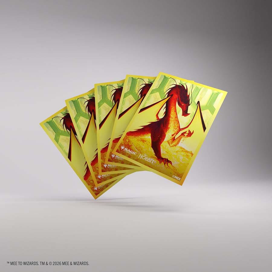 Gamegenic | MTG: The Hobbit: Premium Art Sleeves - Smaug the Golden