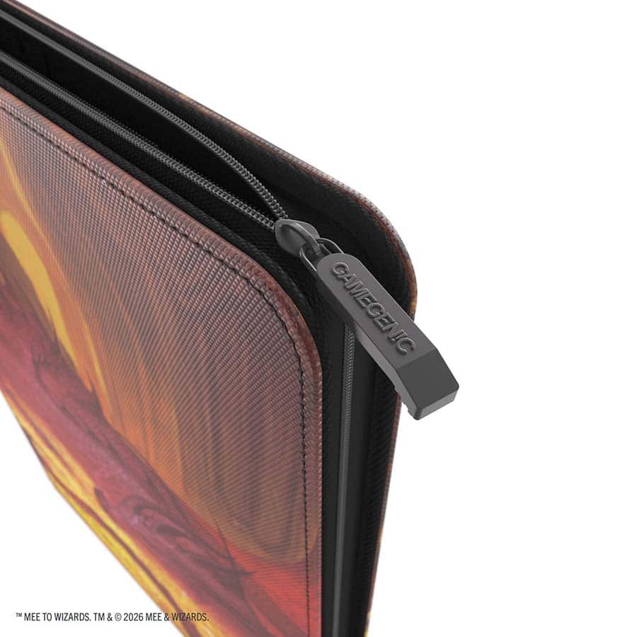 Gamegenic | MTG: The Hobbit: Zip-Up Album 18-Pocket - Smaug's Mox Amber
