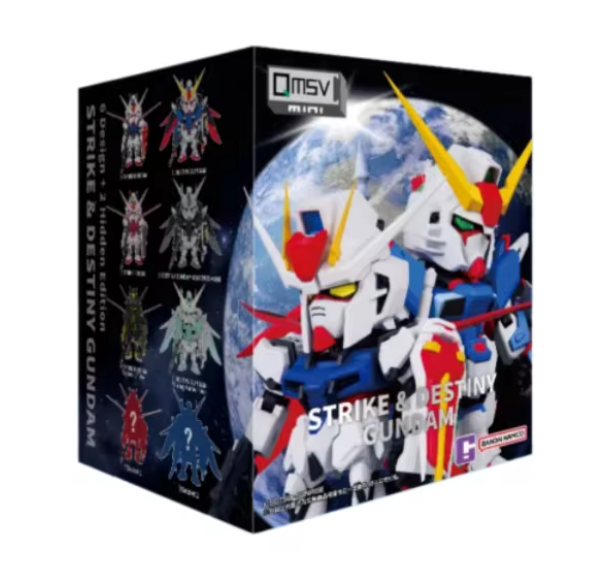 Mobile Suit Gundam Seed Strike and Destiny Gundam QMSV Blind-Box