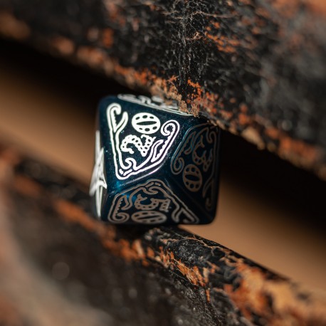 Call of Cthulhu Abyssal & white Dice Set