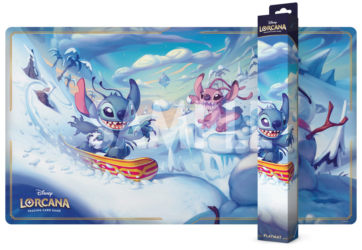 Lorcana TCG: Hyperia City Playmat - Snowboarding Stitch