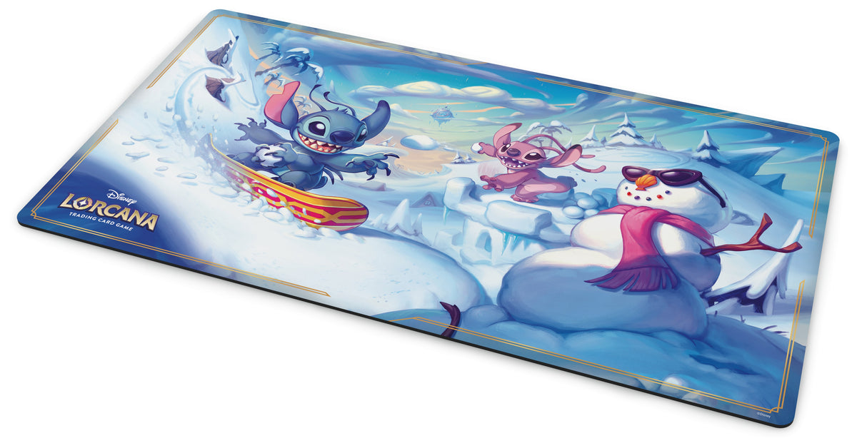 Lorcana TCG: Hyperia City Playmat - Snowboarding Stitch - gallery view 4