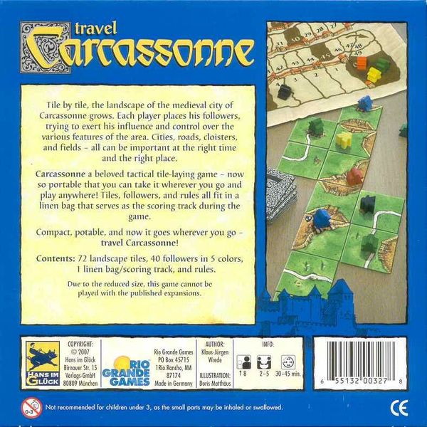 Carcassonne: Edición de viaje