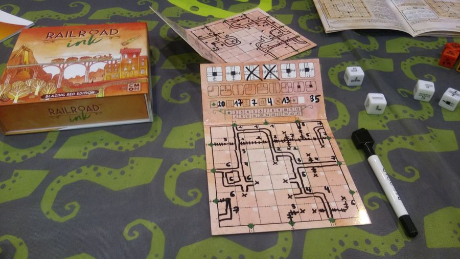 Railroad Ink: Edición Rojo Ardiente