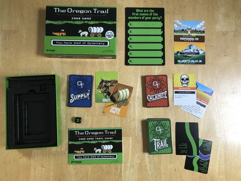 Juego de cartas The Oregon Trail (usado)