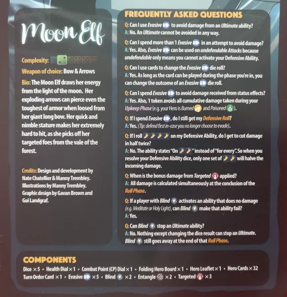 Dice Throne Temporada Uno: Caja ReRolled 1 Bárbaro vs Elfo Lunar