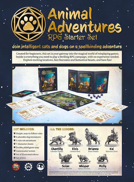 Animal Adventures: Caja de inicio de rol