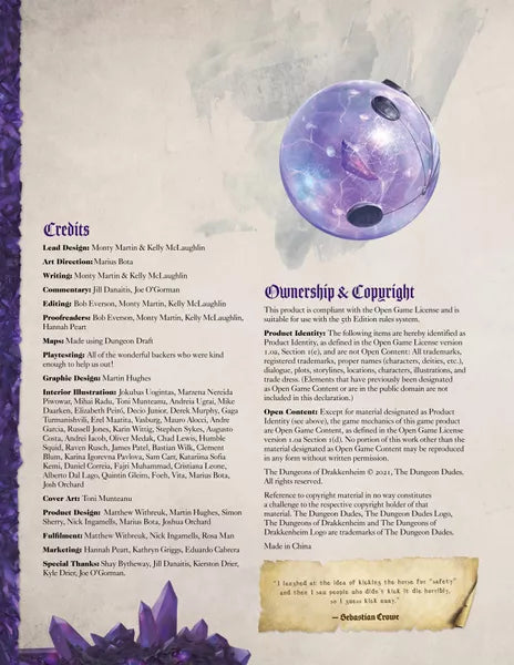 D&D 5E: Mazmorras de Drakkenheim