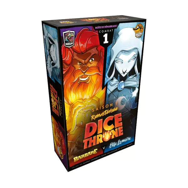 Dice Throne Temporada Uno: Caja ReRolled 1 Bárbaro vs Elfo Lunar