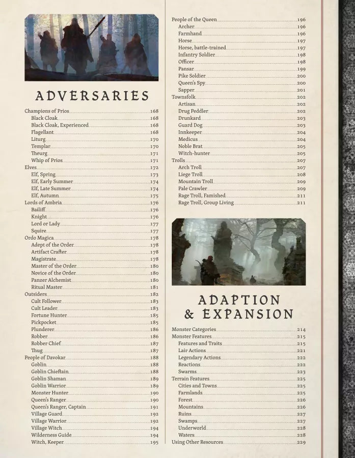 D&D 5E: Bestiario de las Ruinas de Symbaroum