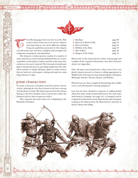 D&D 5E: El Señor de los Anillos: Libro de reglas básico