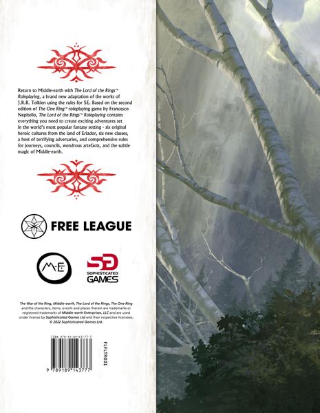 D&D 5E: El Señor de los Anillos: Libro de reglas básico