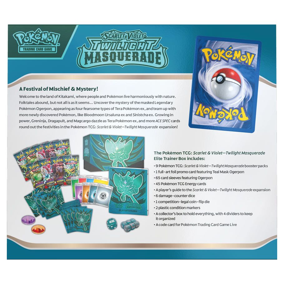 Pokémon: Twilight Masquerade ETB (Caja de Entrenador Élite)