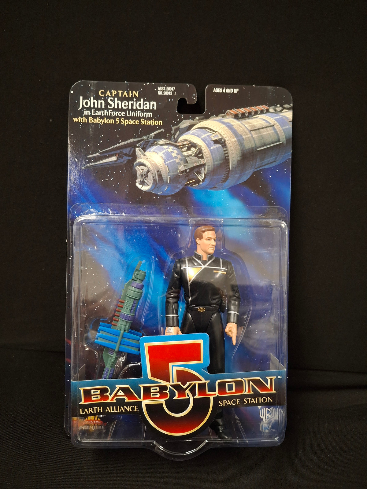 Babylon 5 Captain John Sheridan Action Figure 1997 Exclusive Premiere, A-03