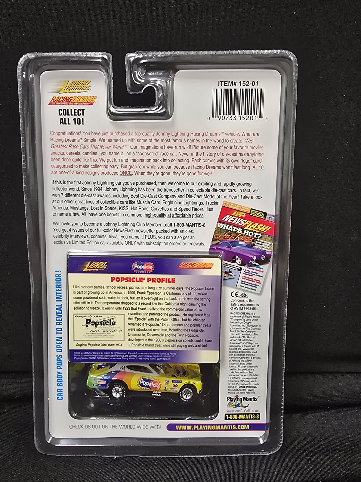 Johnny Lightning Racing Dreams - Popsicle