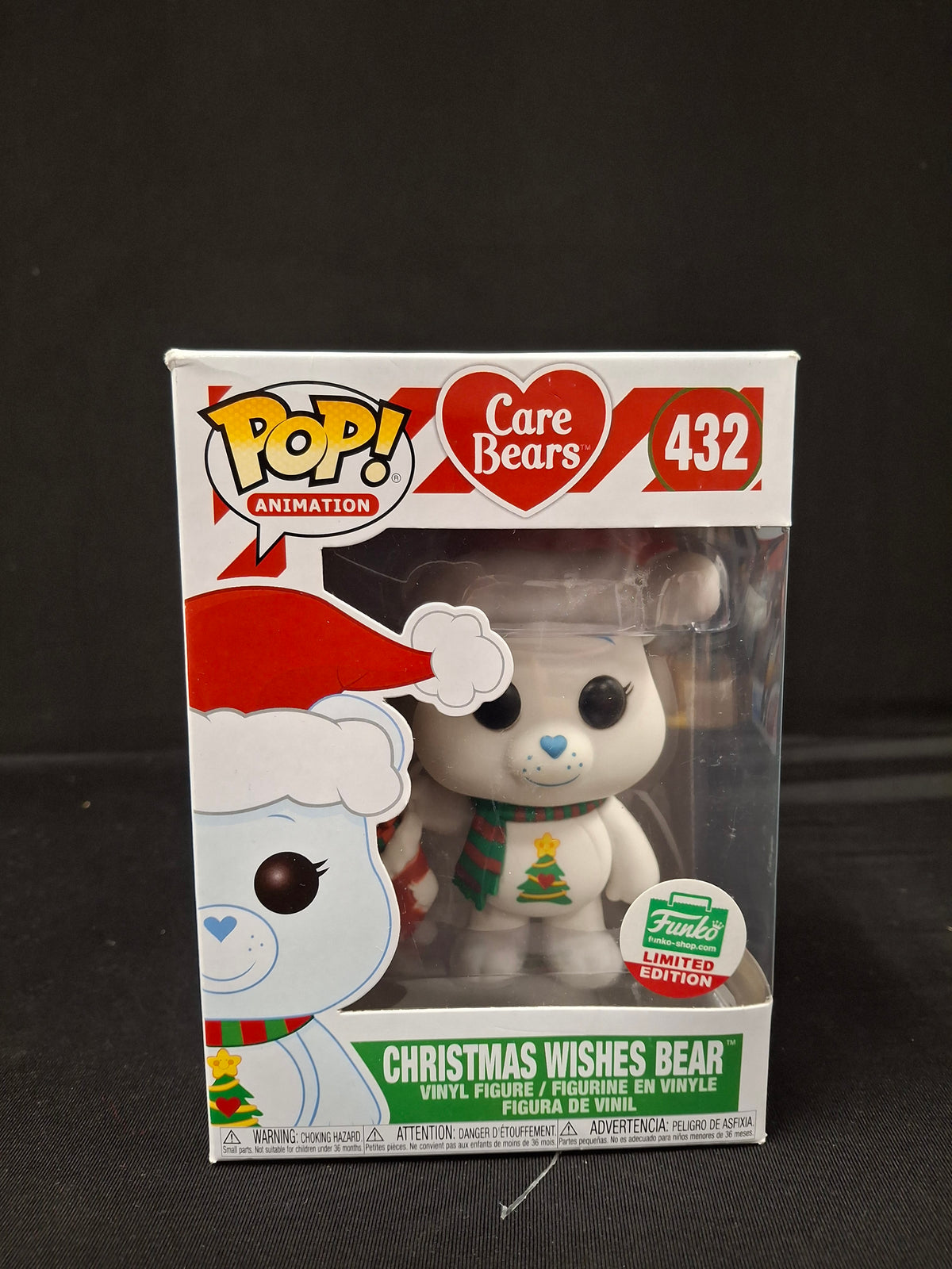 Funko Pop! Animation: Care Bears - Christmas Wishes Bear #432 (12 Days of Christmas Exclusive)