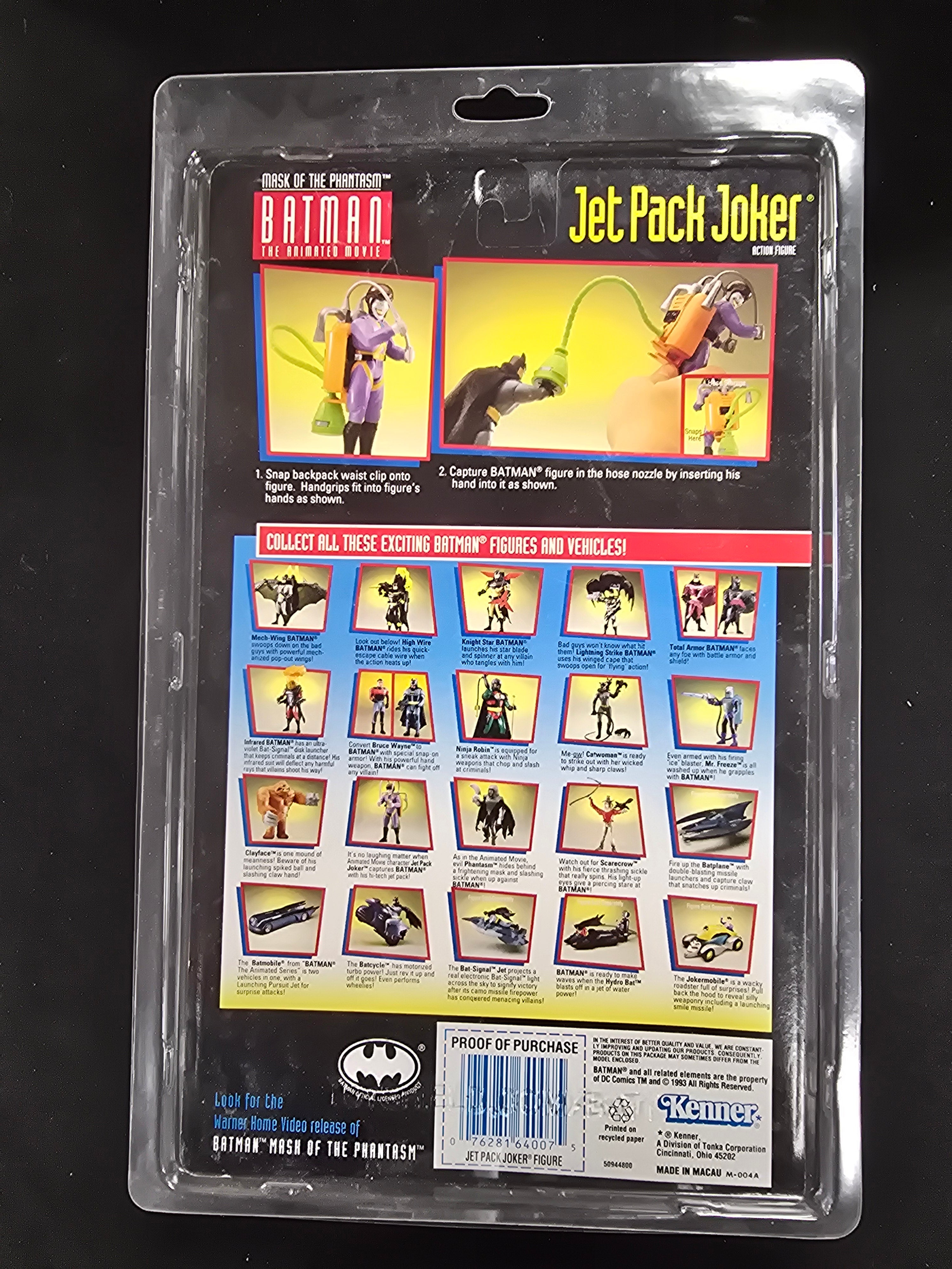 Batman The Animated Movie - Jet Pack Joker w/ Capture Nozzle!
