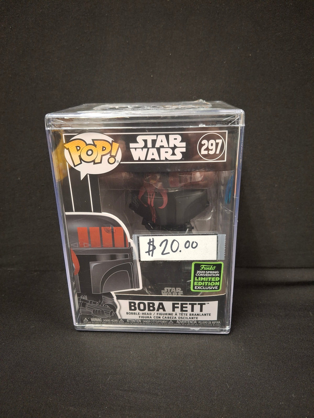 Funko Pop! 297 Star Wars Boba Fett 2020 Spring Convention (FKO309)JJ0230
