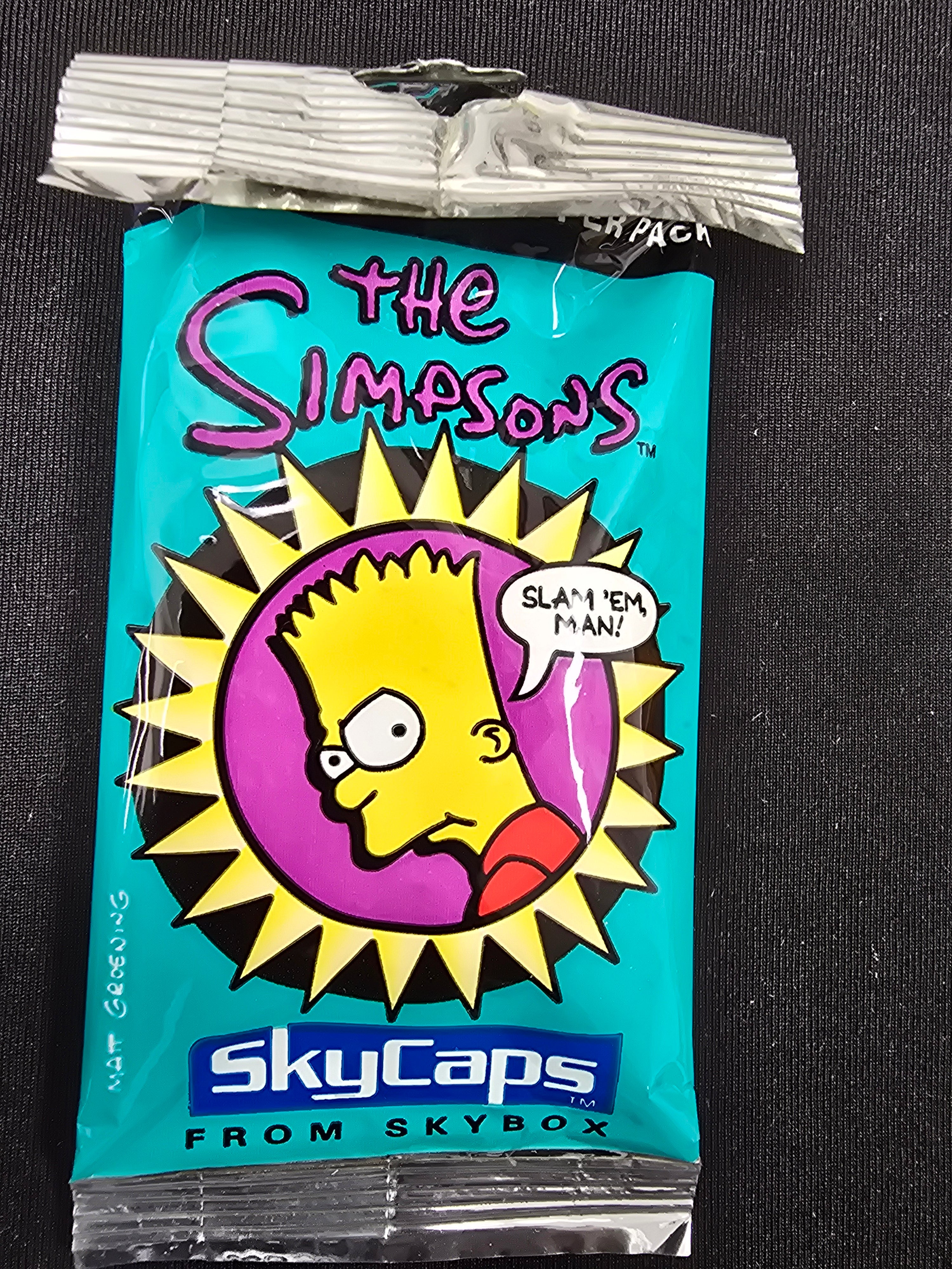 Skycaps by Skybox - The Simpsons (5 caps & 1 slammer per pack)