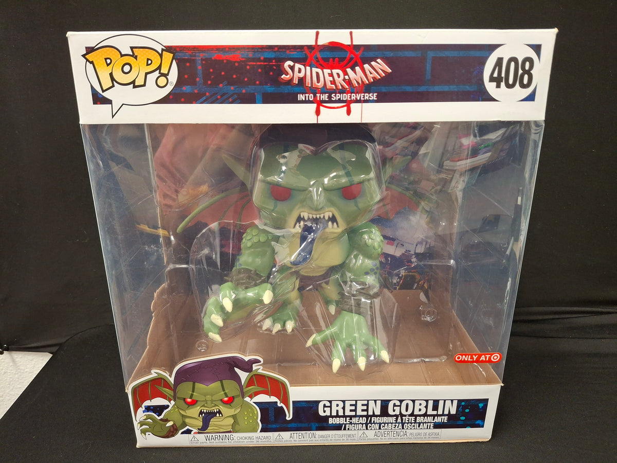 Funko Pop! Marvel-Green Goblin (Into the Spider-Verse)(10-Inch) #408 Target,B-31