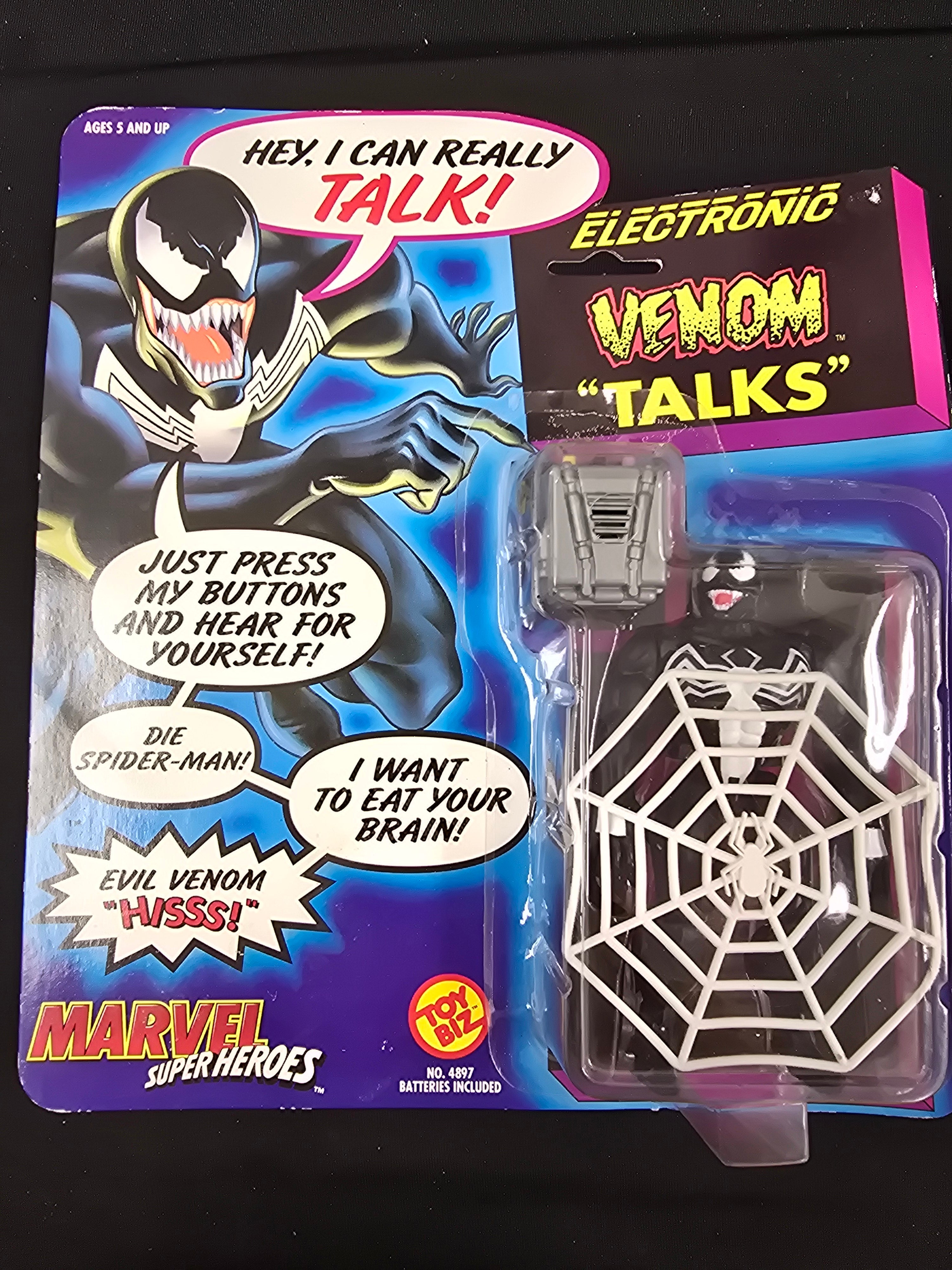 Marvel Super Heroes ToyBiz - Venom Talks