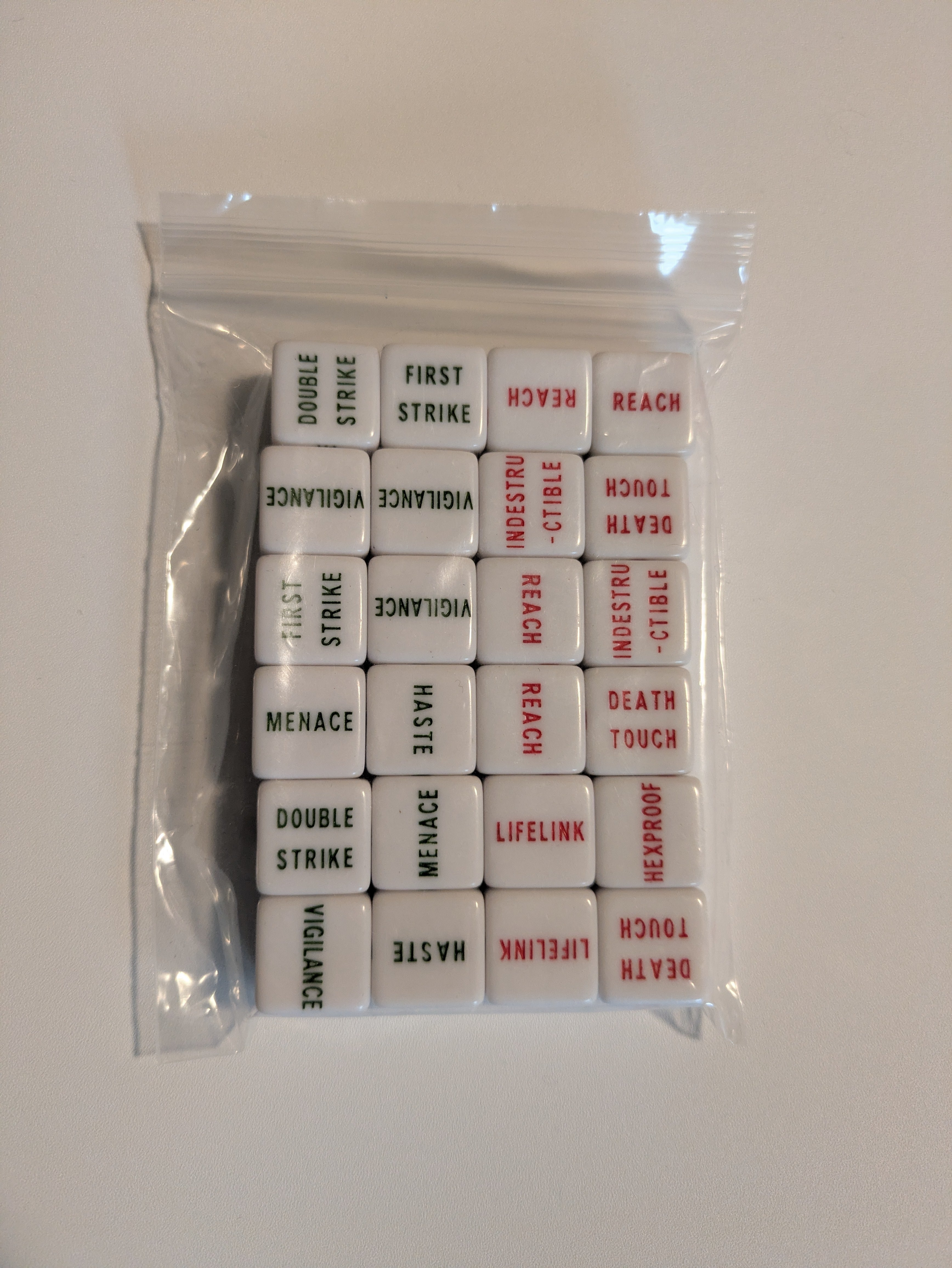 Magic the Gathering: Key Word/Ability Dice Set - White