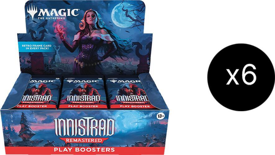 Caja de sobres de juego de Magic: The Gathering - Innistrad Remastered (6 cajas)