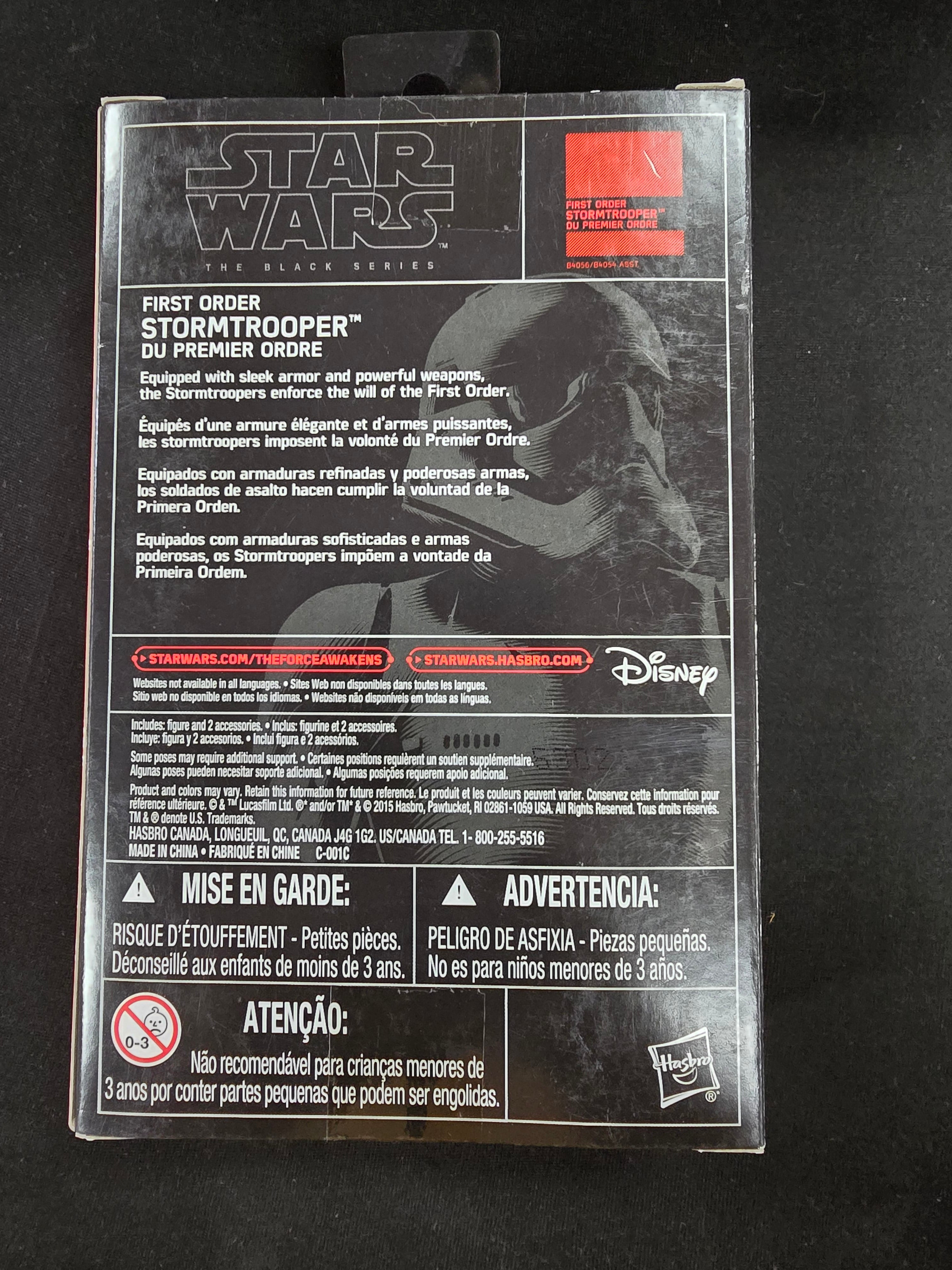 Star Wars The Black Series - First Order Stormtrooper (B4056/B4054)