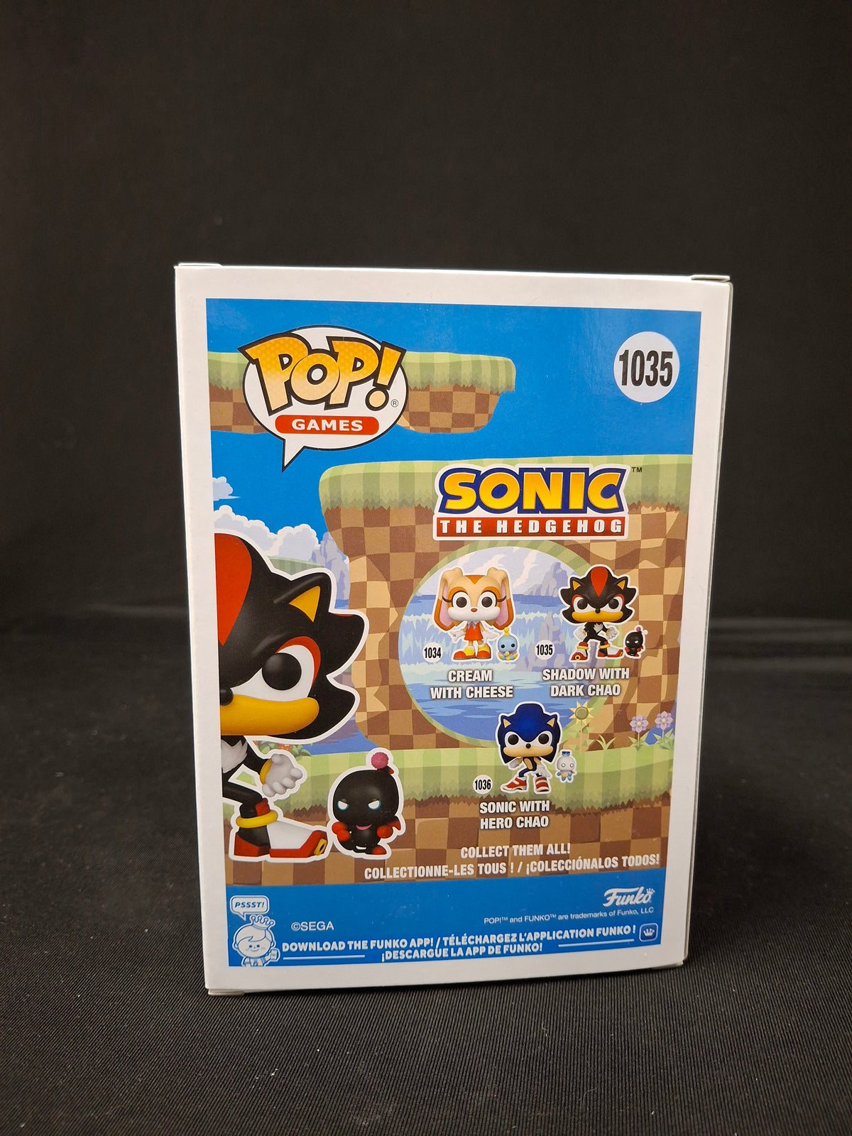Funko Pop! & Buddy: Sonic the Hedgehog - Shadow with Dark Chao