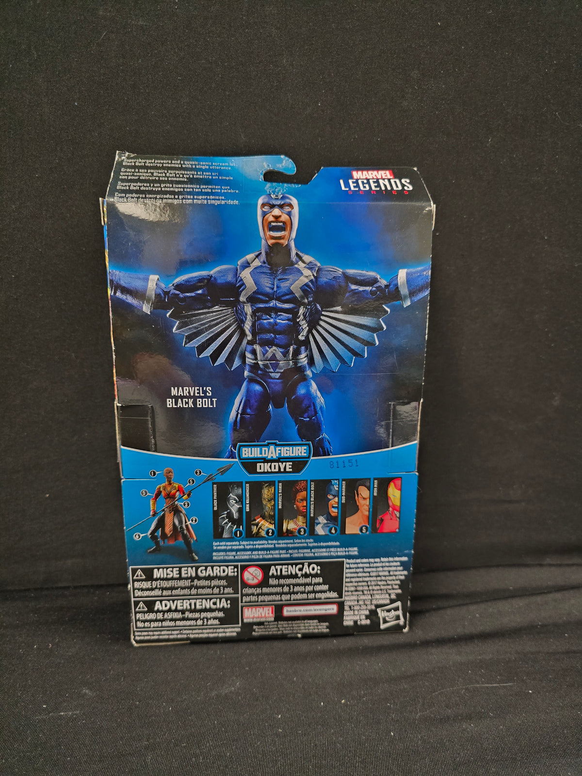 Marvel Inhumans - Legends Series - Marvel's Black Bolt