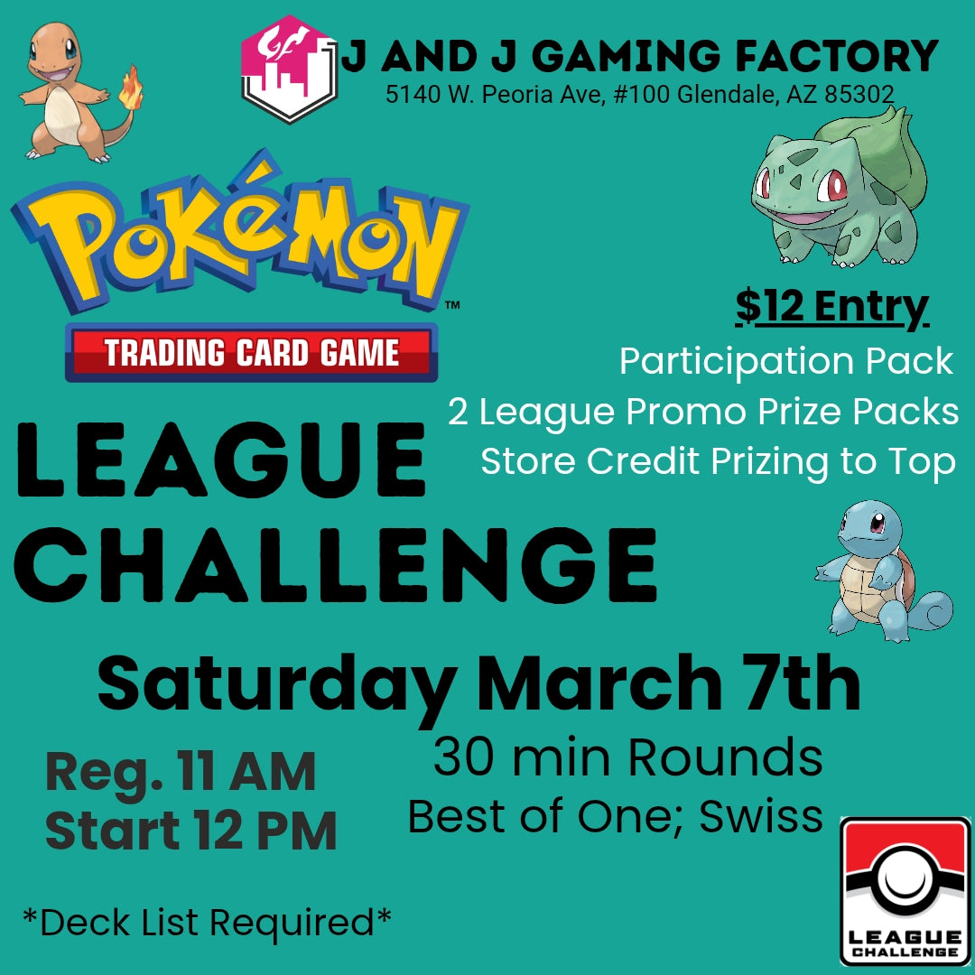 Pokémon March 7th, 2026 Challenge