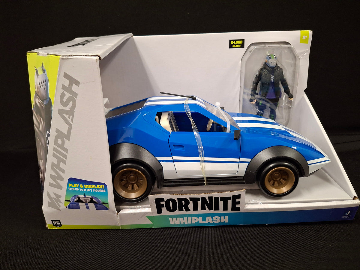 Fortnite Joy Ride Whiplash Rally Car Venicle w/ X-Lord 4" Figure,JJ-A-04